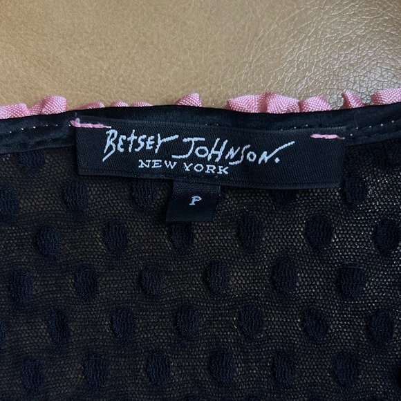 Rare Vintage Betsey Johnson Top 1990s 90s y2k 00s xsmall xs petite - Picture 3 of 7